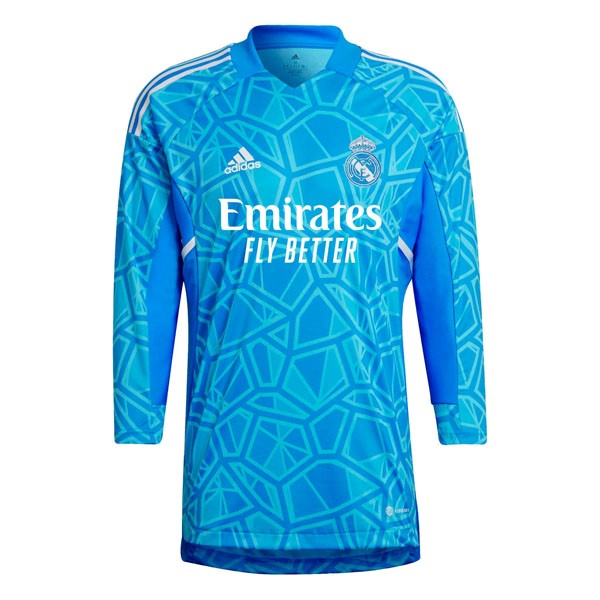 Tailandia Camiseta Real Madrid Portero ML 2022/23 Azul